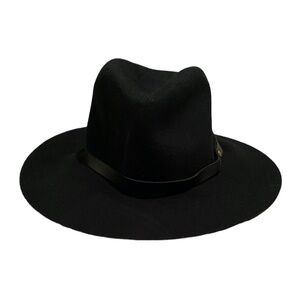 Rag & Bone Floppy Brim Fedora Small Black